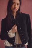 Free People Cloud Nine Blazer Black