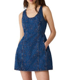 Steve Madden Lily Rose Dress Blue Depths