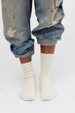 Free People Nordic Knit Sock Pack Lime Cream