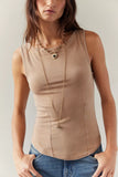 Free People Iconic Tank Tannin