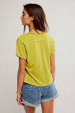 Free People Take 2 Tee Warm Olives