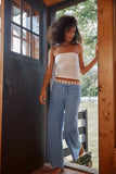 Free People Staycation Lounge Pant Blissful Blue