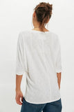 Free People High Line Tee Ivory