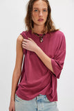 Free People Perfect Oversized Tee Glass Roses