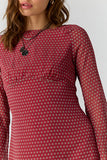 Free People Jolie Printed Mini Dress Salsa Combo