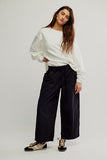 Free People Easy Peasy Pull On Black