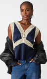 Steve Madden Elinor Top Midnight
