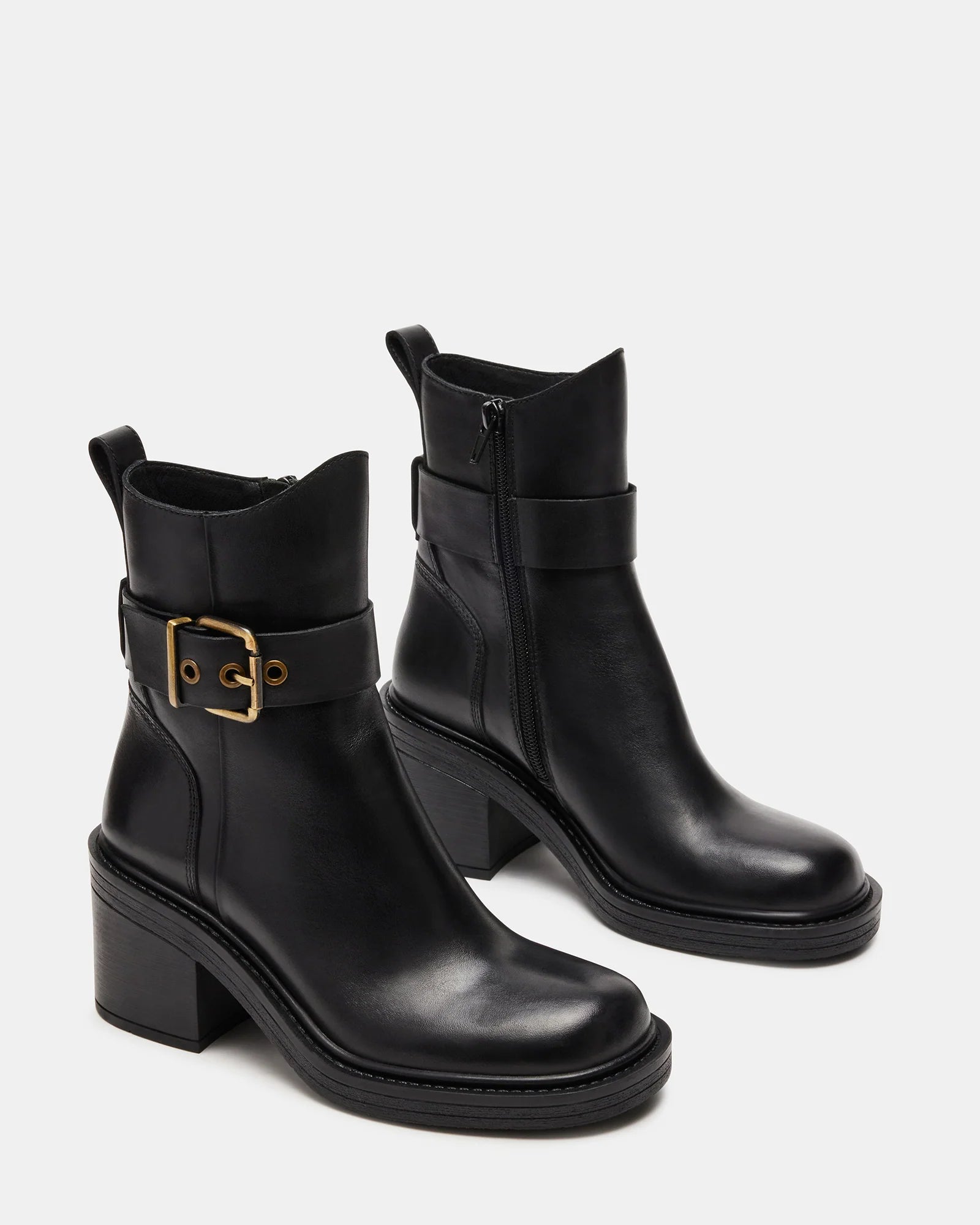 Steve madden ankle sales boots with buckle