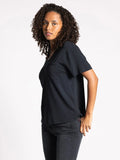 Jude Tee Black V Neck