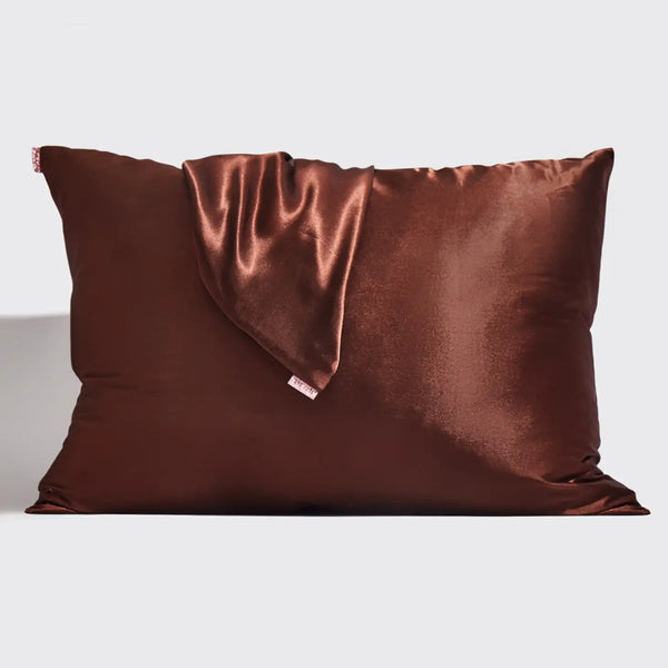 Satin Pillowcase Chocolate