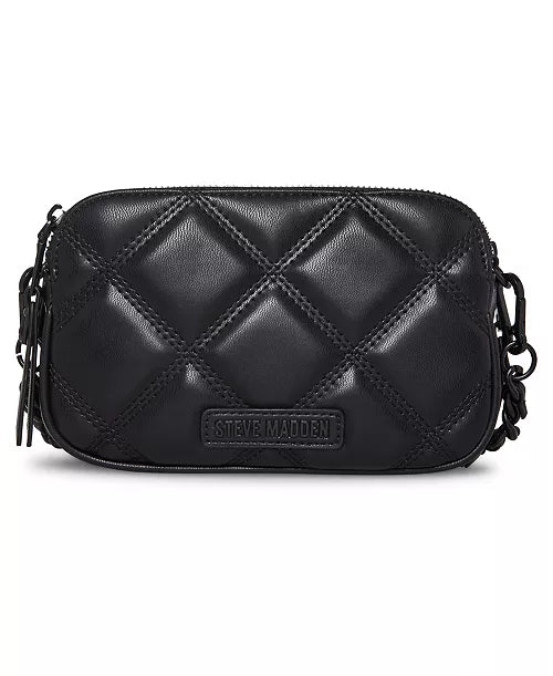 Steve Madden BDAISY Black Quilted Crossbody Bag – Simply Steve Madden BDAISY Black Quilted Crossbody Bag – Simply