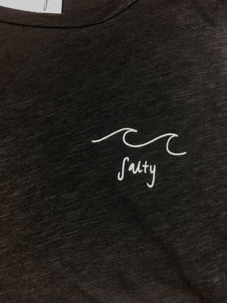 Charcoal Salty Knot Tee