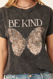 Be Kind Butterfly Tee