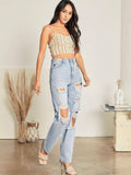 Light High Rise 90's Baggy Jeans