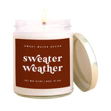 Sweater Weather Soy Candle-Clear Jar 9oz