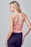 Orange/Pink Crop Top