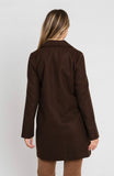 Choco waist tapered overcoat