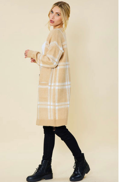 Latte/Cream Cardigan