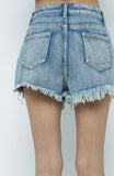 Fringe and Rhinestone Denim Short