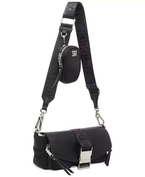 Steve Madden Black Crossbody Bag & Removeable Pouch – Simply Couture  Boutique