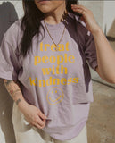 Treat People with Kindness Orchid Comfort Colors Tee