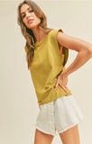 Lemon Grass Sleeveless Top