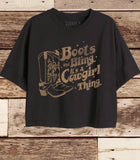 Black Boots & Bling T-Shirt