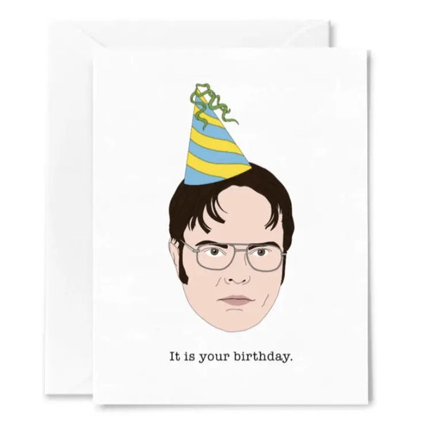 The Office Dwight Birthday Card, Age is Just a Number