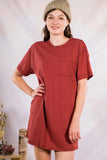 Brick T-Shirt Dress