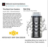 The Skinny Can Cooler Black