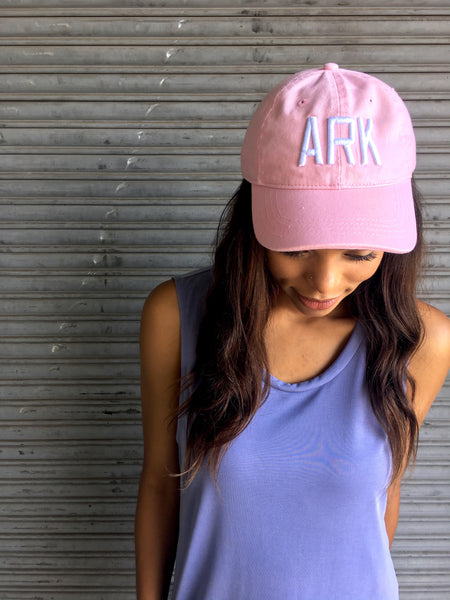 ARK -- Light Pink/White Ball cap