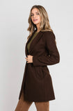 Choco waist tapered overcoat