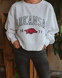 Arkansas Razorback Preppy Sweatshirt