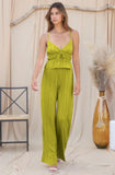 Lime Olive Cropped Cami