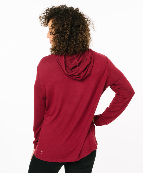 Cranberry Lounge Boyfriend Hoodie