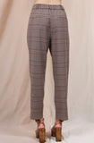 Brown Multi High Waisted Trousers